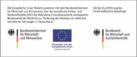 Förderung E-Fahrzeuge Logo Bundesministerium